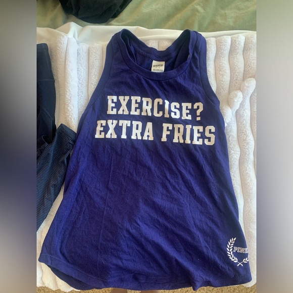 PINK Victorias Secret Leggings & Tank Set - Picture 2 of 5